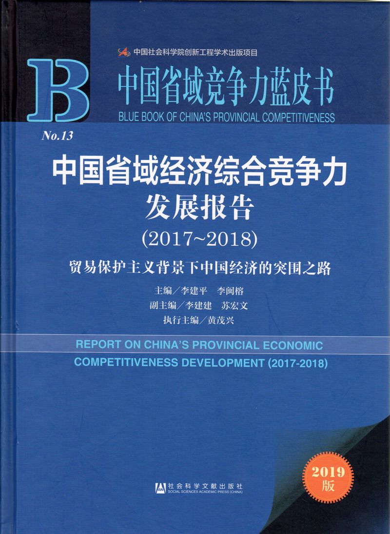 干女人逼网中国省域经济综合竞争力发展报告（2017-2018）